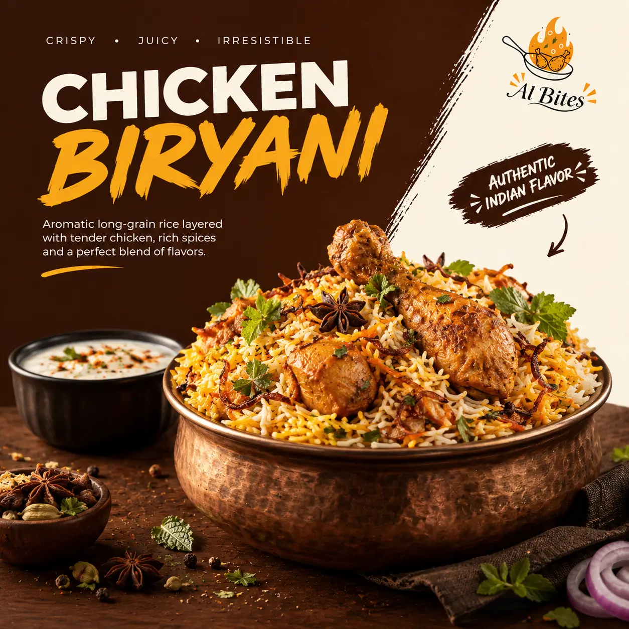 Chicken Biryani (Portion)